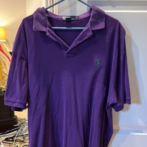Ralph Lauren Purple Polo Shirt for Men